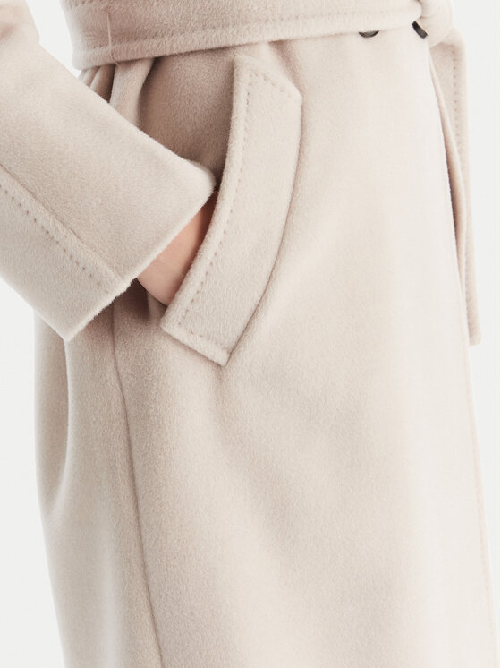 Marella Marella Wollmantel English 2523016142 Grau Regular Fit