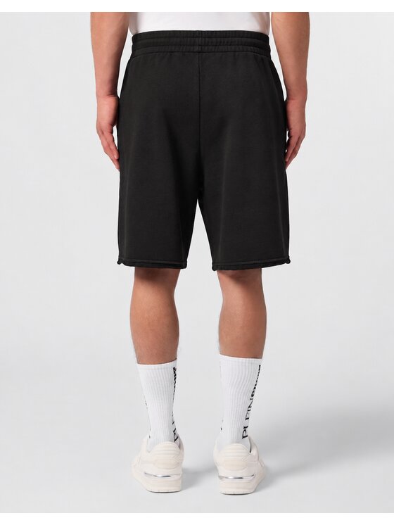 Plein Sport Plein Sport Pantaloncini sportivi 32339 Nero Jogger Fit