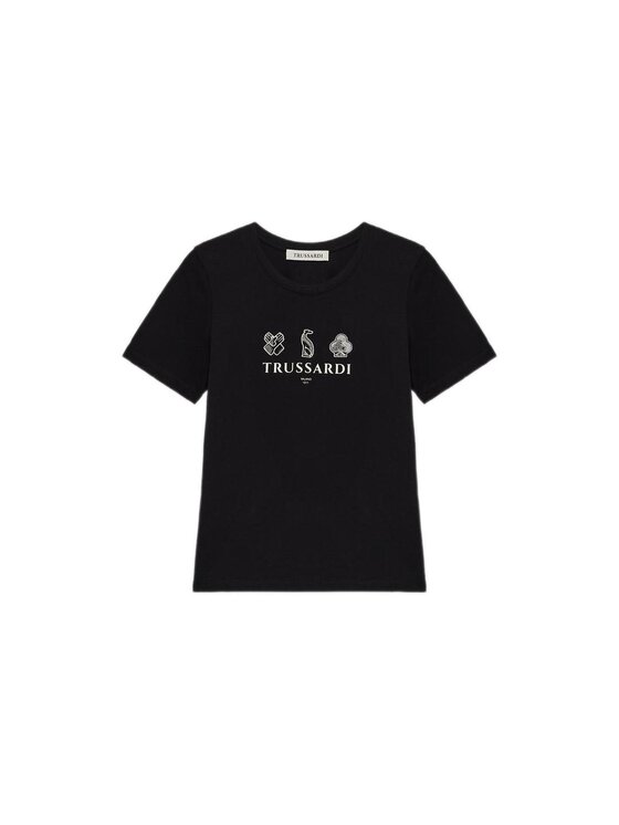 Trussardi Trussardi T-shirt G1166000198N033 Nero Regular Fit