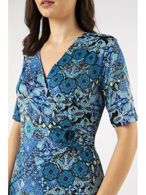 QUIOSQUE QUIOSQUE Každodenné šaty QUIOSQUE 4OM005851 Modrá Regular Fit