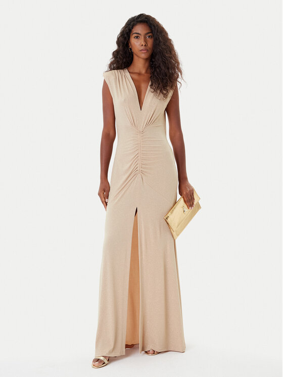 Rinascimento Rinascimento Coctailkleid CFC0126181003 Goldfarben Slim Fit