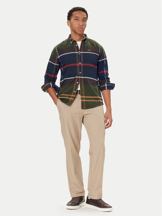 Barbour Barbour Särk Iceloch MSH4994TN11 Värviline Tailored Fit