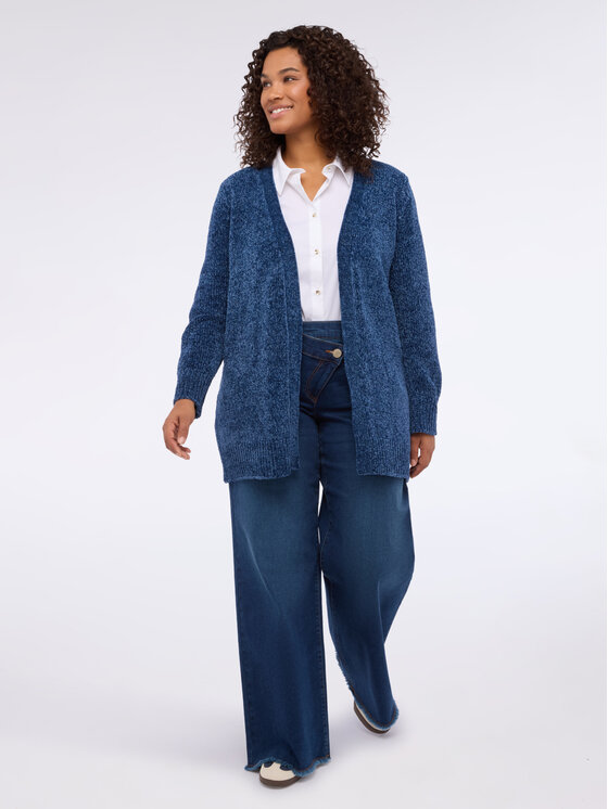 Fiorella Rubino Fiorella Rubino Cardigan M019L008267N034 Blu Regular Fit