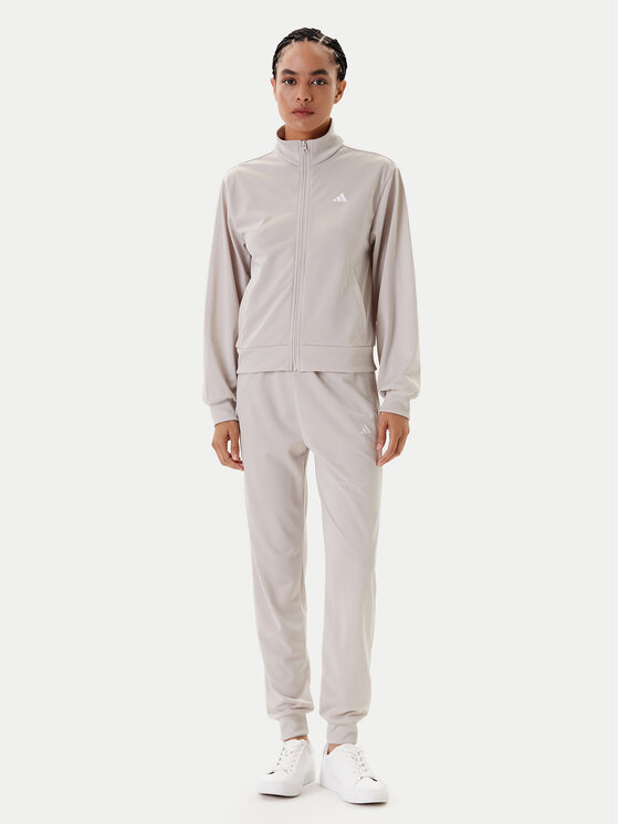 adidas Tepláková súprava Essentials Feel Cozy JX0515 Béžová Regular Fit