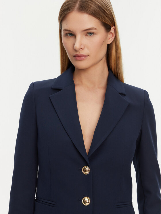 Rinascimento Rinascimento Marynarka CFC0122814003 Granatowy Regular Fit