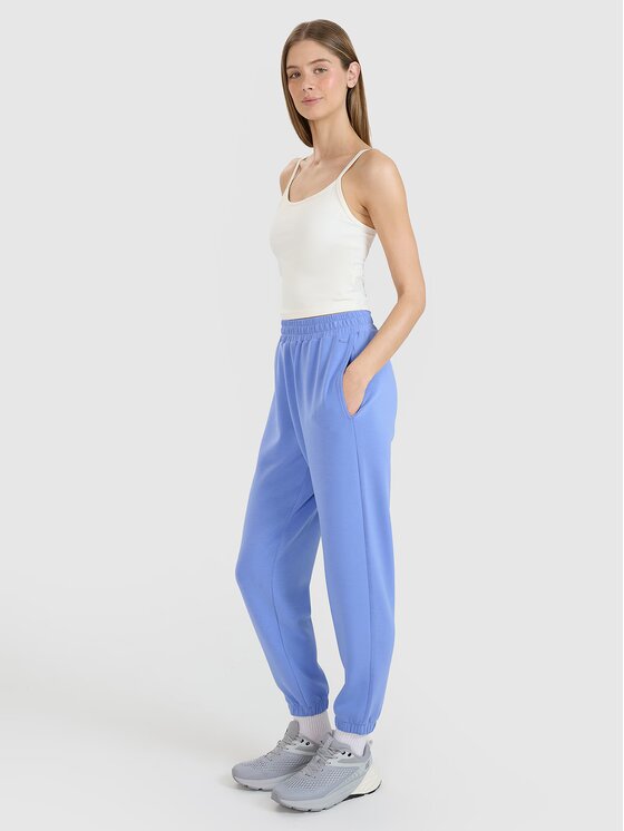 4F 4F Teplákové kalhoty 4FWSS25TTROF1010-33S Modrá Regular Fit