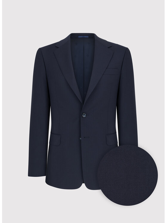 Pako Lorente Pako Lorente Marynarka P26WP-3G-015 Granatowy Slim Fit