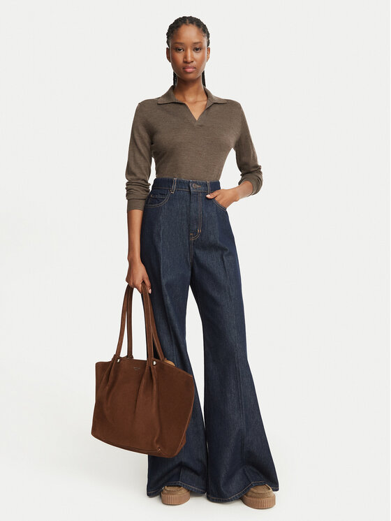 Weekend Max Mara Weekend Max Mara Sweter Cappa 2625366052 Beżowy Regular Fit