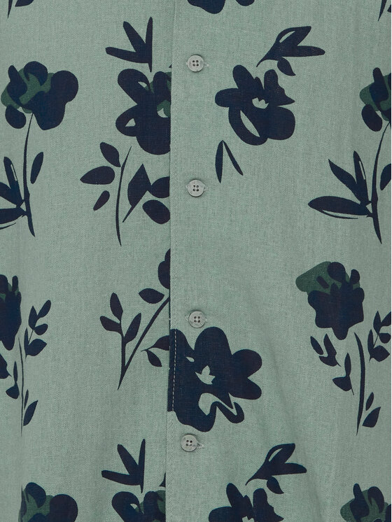 Solid Solid Сорочка 21107687 Зелений Regular Fit