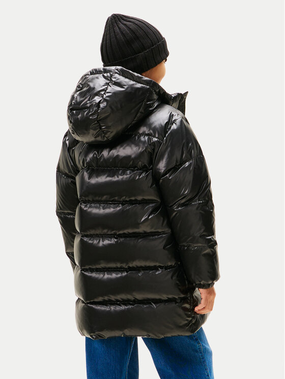 Tommy Hilfiger Tommy Hilfiger Зимове пальто Essential KG0KG08761 S Чорний Regular Fit