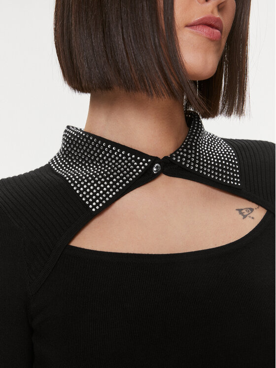 Liu Jo Liu Jo κορμάκι MF3354 MS49I Μαύρο Slim Fit