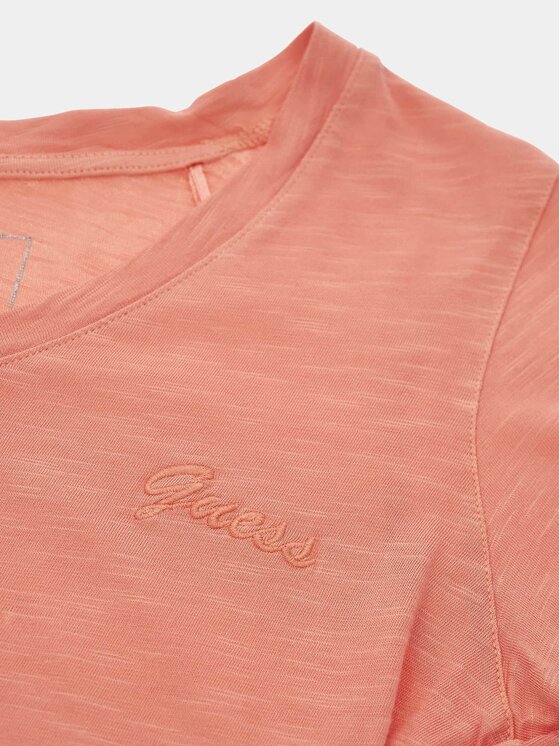Guess Guess T-Shirt 162083 Ροζ Classic Fit