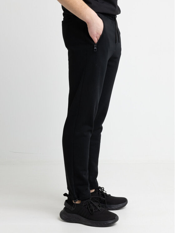BIG STAR BIG STAR Spodnie dresowe ARTISP_906_350 Czarny Basic Fit