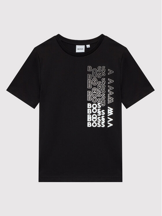 T-shirt J25M23 D Nero Regular Fit