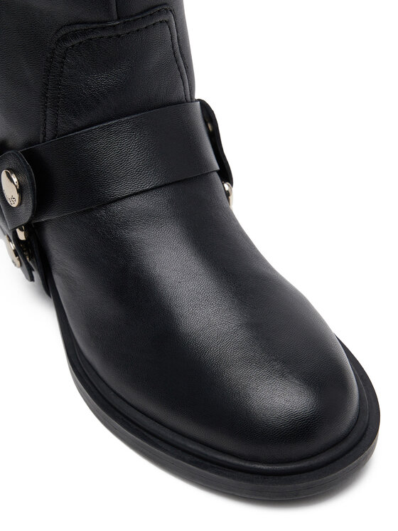 Guess Guess Каубойски обувки Ruben FL7RUB LEA10 Черен