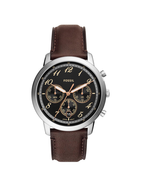 Fossil Fossil Zegarek FS6024 Brązowy