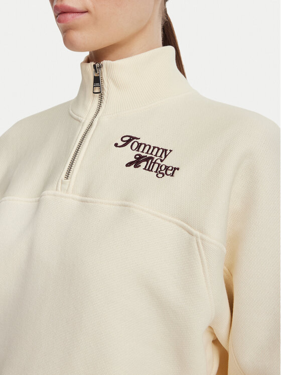 Tommy Hilfiger Tommy Hilfiger Суитшърт WW0WW51878 Бежов Regular Fit