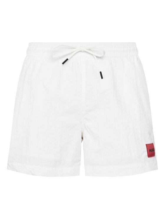 HUGO HUGO Szorty kąpielowe Dominica 50493450 Biały Regular Fit