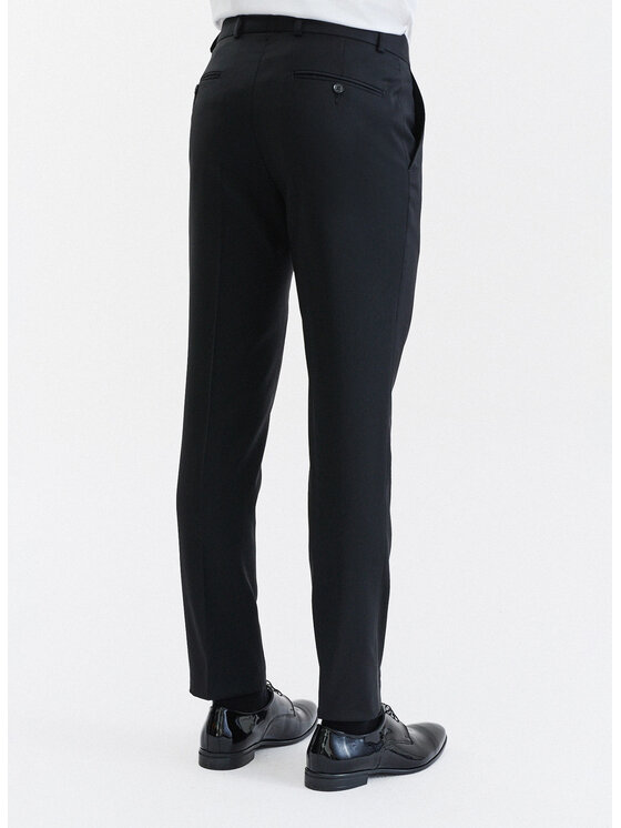 Pako Lorente Pako Lorente Spodnie garniturowe P000B-6S-001 Czarny Slim Fit