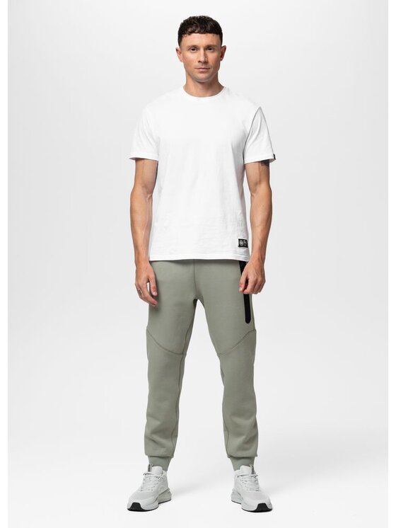 PITBULL PITBULL Spodnie dresowe DOGWOOD POCKET Szary Regular Fit