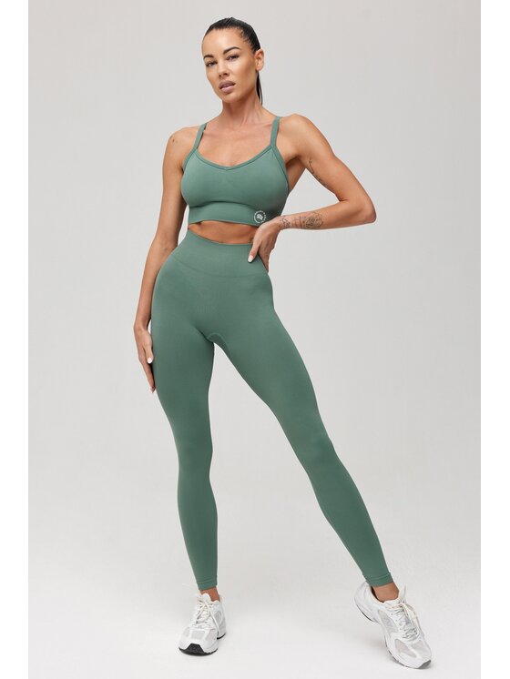 ROUGH RADICAL ROUGH RADICAL Biustonosz sportowy SEAMLESS CLASSIC SPORTS BRA Zielony