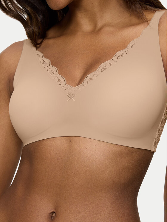 Triumph Triumph Reggiseno senza ferretto Amourette 10210668 Beige chiaro