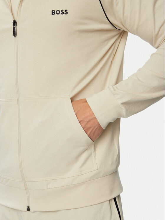 BOSS BOSS Pulóver Mix&Match 50515313 Krém Regular Fit