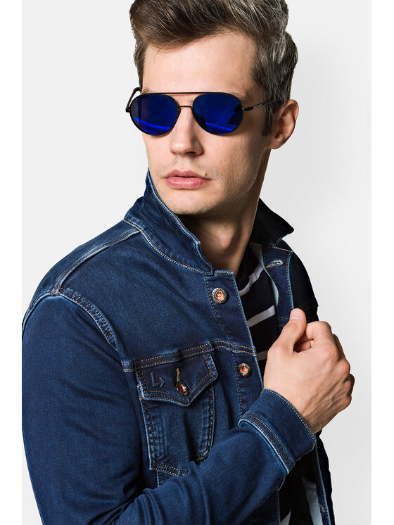 Lancerto Lancerto Kurtka jeansowa Harmen KU11322200000 Granatowy Regular Fit