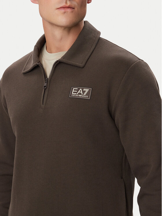 EA7 Emporio Armani EA7 Emporio Armani Світшот 7M002232 AF21822 U6027 Темно-коричневий Regular Fit