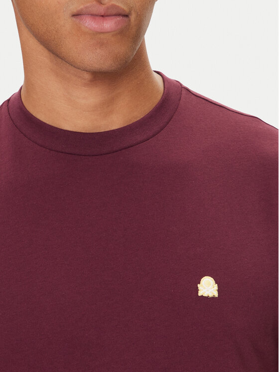 United Colors Of Benetton United Colors Of Benetton Тишърт 3MI5J1AF7 Виолетов Regular Fit