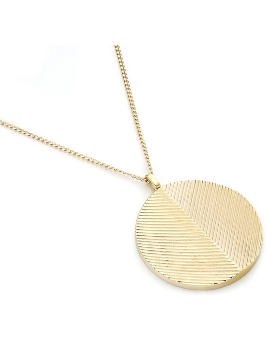 Fossil Fossil Naszyjnik Harlow Locket JF04738710 Złoty