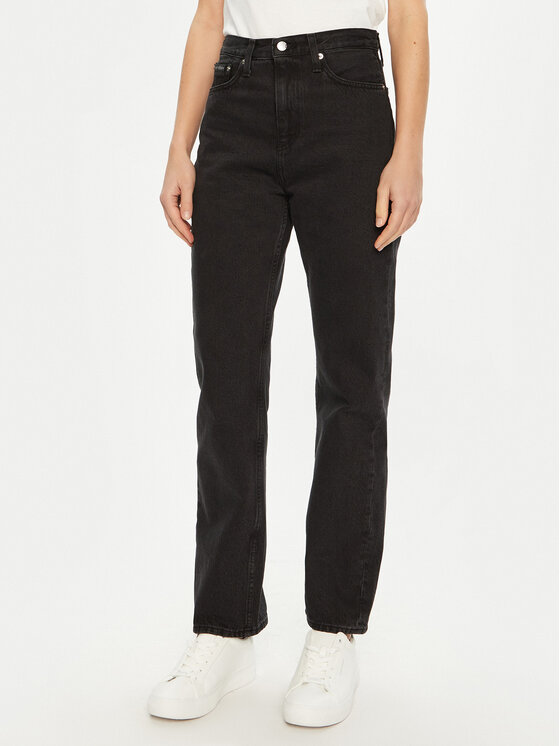 Calvin Klein Jeans Calvin Klein Jeans Jeansy J20J224505 Černá Straight Fit