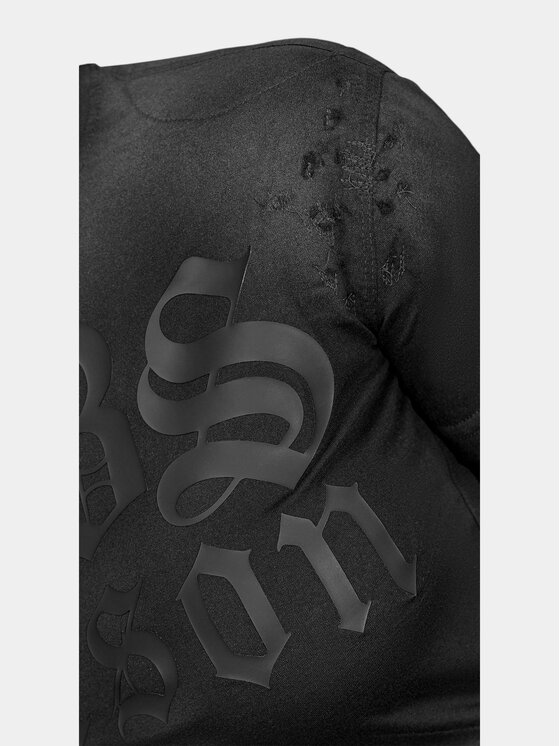 MADE BY SOCIETY MADE BY SOCIETY T-Shirt SINGULARITY - T27361 Czarny Basic Fit