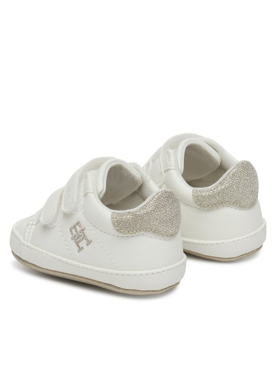 Tommy Hilfiger Tommy Hilfiger Αθλητικά Low Cut Velcro Sneaker T0A9-33722-1528 Λευκό