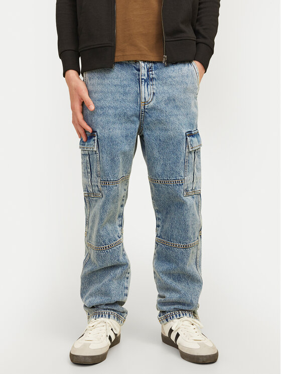 Jack&Jones Junior Jeans Chris 12262328 Blu Relaxed Fit, taglia : 152