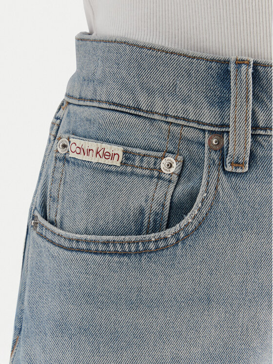 Calvin Klein Jeans Calvin Klein Jeans Džínsy New Mom Jean Bowery Destroyed LV047D722G Modrá Mom Fit