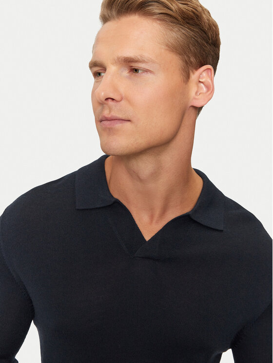 Sisley Sisley Pullover 11BAS300J Dunkelblau Regular Fit