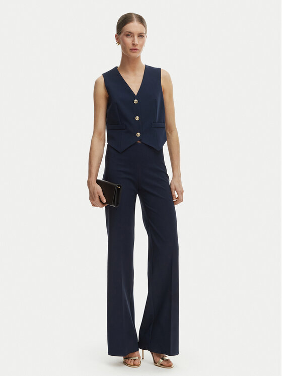 Rinascimento Rinascimento Palazzo bikses CFC0127878003 Tumši zils Wide Leg