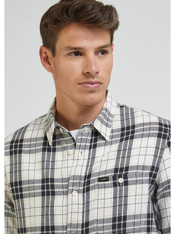 Lee Lee Camicia LEESURE SHIRT Bianco Regular Fit