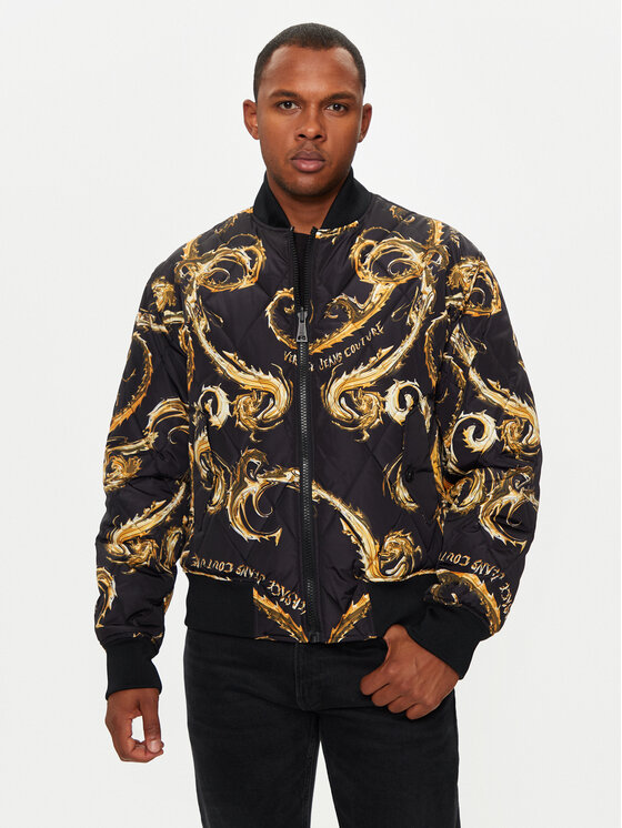 Versace Jeans Couture Versace Jeans Couture Bomber dzseki 77GASD07 Fekete Loose Fit