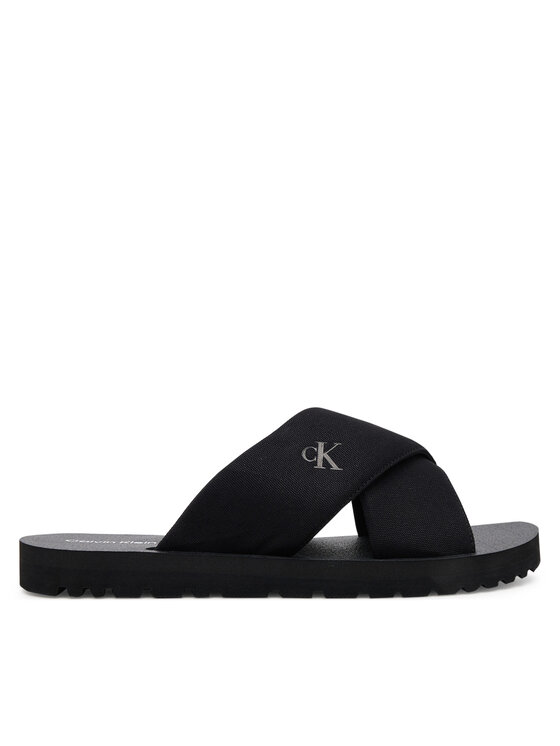 Calvin Klein Jeans Calvin Klein Jeans Şlapi Cross Sandal Crxs Tx YM0YM01223 Negru