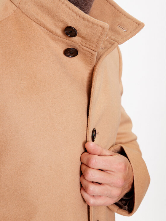 JOOP! JOOP! Volneni plašč 30037689 Rjava Regular Fit