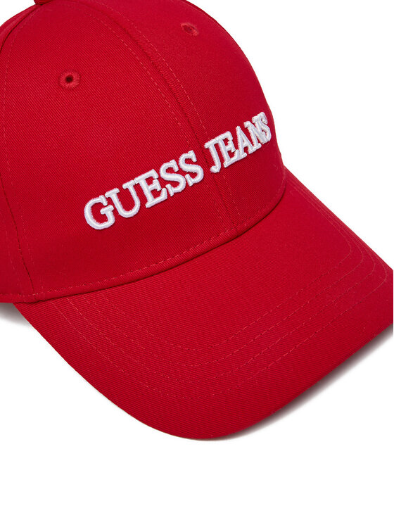 Guess Jeans Guess Jeans Kepurė su snapeliu WBEO-GJ-U3-002-SS26 Raudona