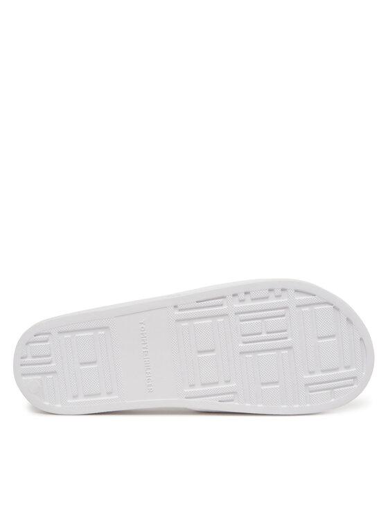 Tommy Hilfiger Tommy Hilfiger Iešļūcenes Flags Pool Slide FM0FM05431 Balts