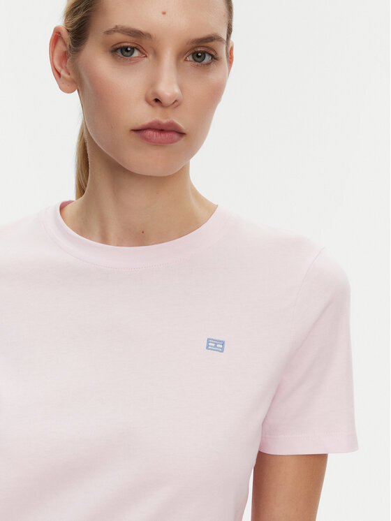 Tommy Hilfiger Tommy Hilfiger T-shirt WW0WW45522 Rosa Regular Fit