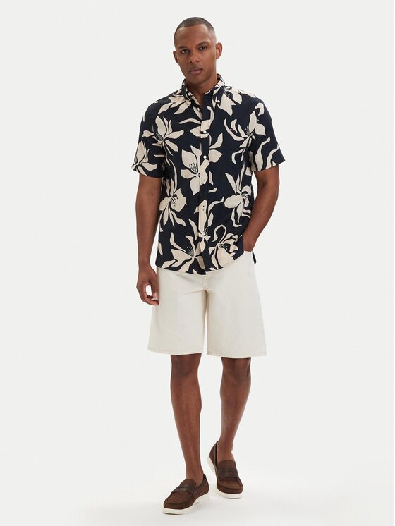 Tommy Hilfiger Tommy Hilfiger Риза MW0MW42447 Тъмносин Regular Fit