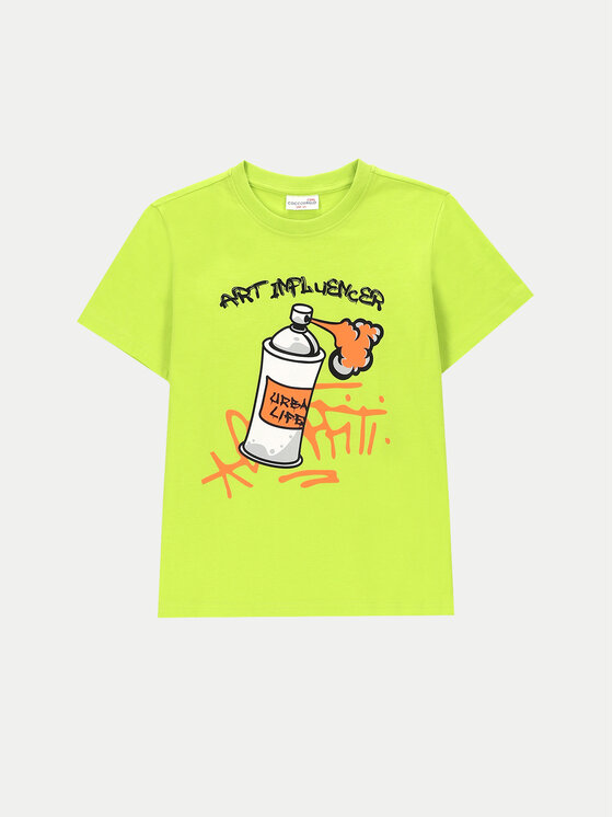 Coccodrillo Coccodrillo Tricou WC4143214VBC Verde Regular Fit
