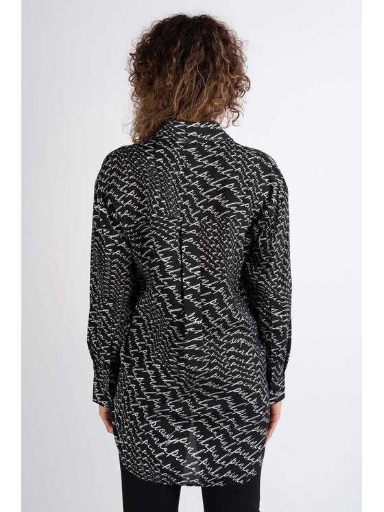 PINKO Pinko Koszula Cricchetto Czarny Regular Fit