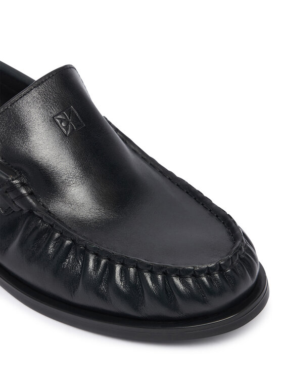 Calvin Klein Calvin Klein Mokasíny Round Essential Loafer Lth HW0HW03195 Černá