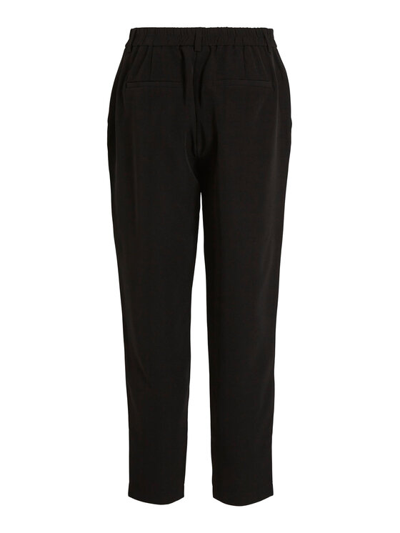 Vila Vila Stoffhose Kamma 14084356 Schwarz Regular Fit